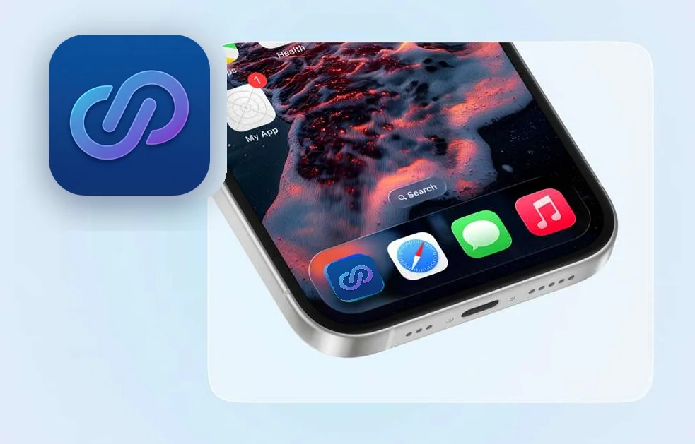 SCAVA app icon on a phone